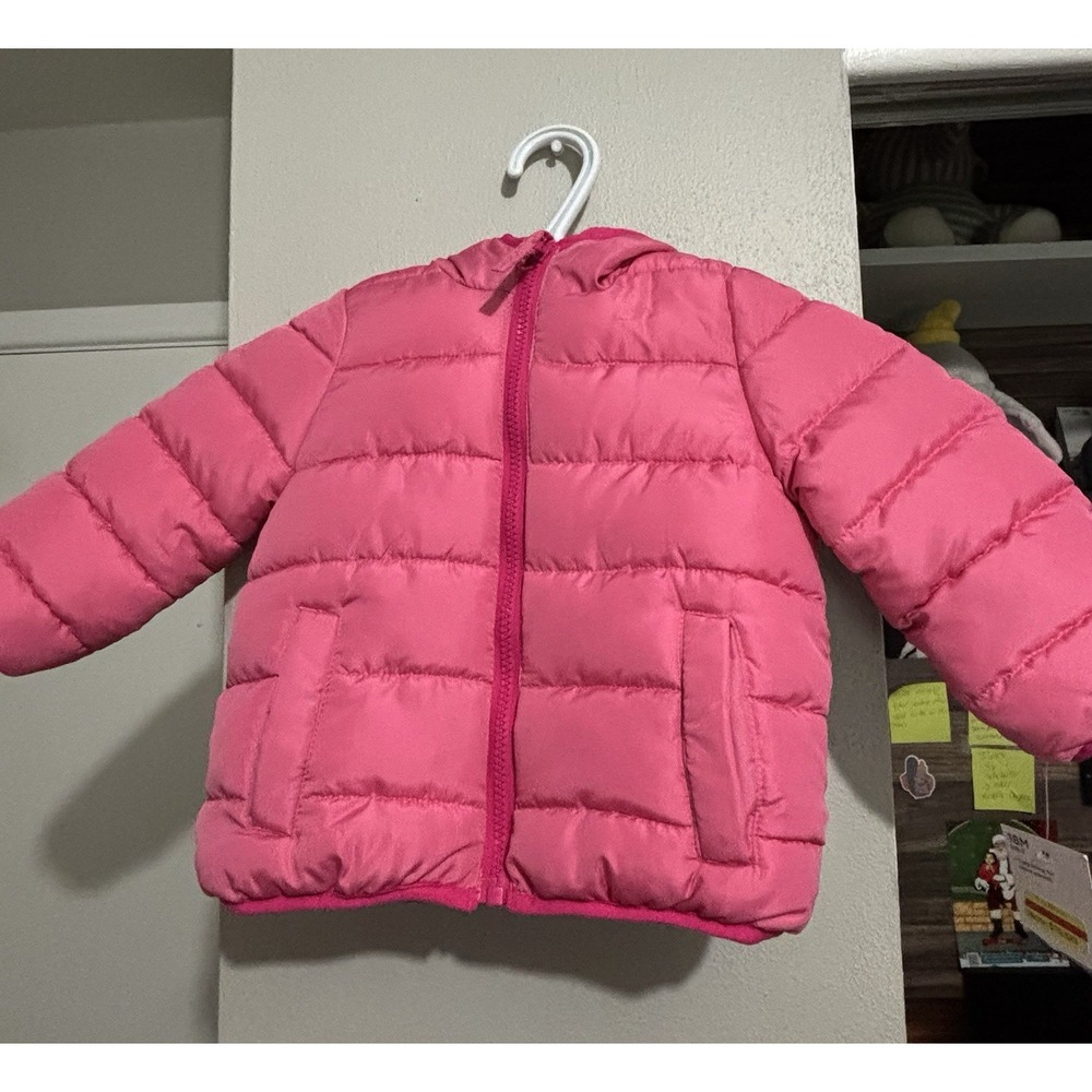 Jelly Beans Brand Infant Girls Pink Winter Coat 18 Mo NWT